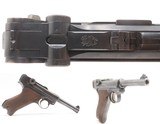 WWII Era “Blank Chamber” DWM German LUGER P.08 9mm Semi-Auto PISTOL C&RICONIC German Pistol Style Used in BOTH WORLD WARS