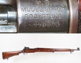 WORLD WAR I Era U.S. EDDYSTONE M1917 .30-06 Bolt Action C&R MILITARY Rifle1918 FLAMING BOMB Marked .30.06 Caliber WWI Rifle