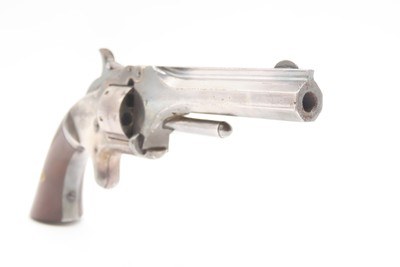 Antique CIVIL WAR Era SMITH & WESSON No. 1 .22 RF SILVER PLATED RevolverS&W’s ROLLIN WHITE “Bored Through Cylinder” Patent - Image 15 of 16