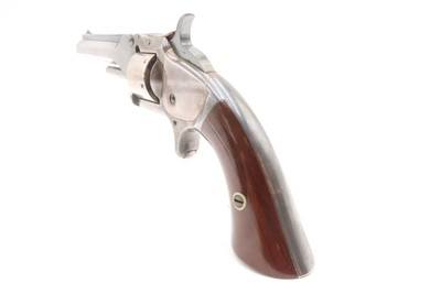 Antique CIVIL WAR Era SMITH & WESSON No. 1 .22 RF SILVER PLATED RevolverS&W’s ROLLIN WHITE “Bored Through Cylinder” Patent - Image 16 of 16
