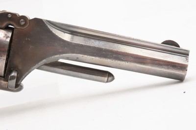 Antique CIVIL WAR Era SMITH & WESSON No. 1 .22 RF SILVER PLATED RevolverS&W’s ROLLIN WHITE “Bored Through Cylinder” Patent - Image 3 of 16