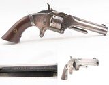 Antique CIVIL WAR Era SMITH & WESSON No. 1 .22 RF SILVER PLATED Revolver
S&W’s ROLLIN WHITE “Bored Through Cylinder” Patent