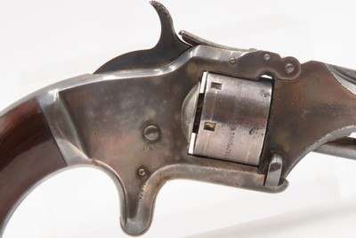 Antique CIVIL WAR Era SMITH & WESSON No. 1 .22 RF SILVER PLATED RevolverS&W’s ROLLIN WHITE “Bored Through Cylinder” Patent - Image 4 of 16