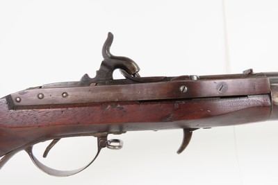 SCARCE Antique US HARPERS FERRY M1819 Hall Breech Loading CONVERSION RifleSharp 1831 FLINTLOCK Converted to PERCUSSION - Image 7 of 25