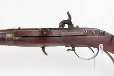 SCARCE Antique US HARPERS FERRY M1819 Hall Breech Loading CONVERSION RifleSharp 1831 FLINTLOCK Converted to PERCUSSION - Image 21 of 25