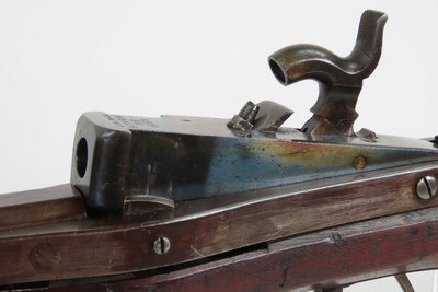 SCARCE Antique US HARPERS FERRY M1819 Hall Breech Loading CONVERSION RifleSharp 1831 FLINTLOCK Converted to PERCUSSION - Image 17 of 25