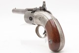 ENGRAVED Antique SPRINGFIELD ARMS Percussion WARNER PATENT Pocket RevolverLate 1850s CIVIL WAR Era Self Defense Weapon - 17 of 17