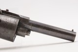 ENGRAVED Antique SPRINGFIELD ARMS Percussion WARNER PATENT Pocket RevolverLate 1850s CIVIL WAR Era Self Defense Weapon - 3 of 17