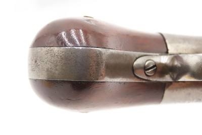 ENGRAVED Antique SPRINGFIELD ARMS Percussion WARNER PATENT Pocket RevolverLate 1850s CIVIL WAR Era Self Defense Weapon - Image 7 of 17