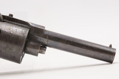 ENGRAVED Antique SPRINGFIELD ARMS Percussion WARNER PATENT Pocket RevolverLate 1850s CIVIL WAR Era Self Defense Weapon - Image 3 of 17