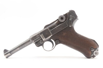 World War II THIRD REICH German MAUSER “42” Code “1940” Dated LUGER PISTOLICONIC World War II German Semi-Automatic Sidearm - Image 14 of 20