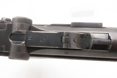 World War II THIRD REICH German MAUSER “42” Code “1940” Dated LUGER PISTOLICONIC World War II German Semi-Automatic Sidearm - Image 10 of 20