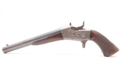 Antique Commercial REMINGTON M1865 NAVY Rolling Block ANCHOR MARKED PistolVERY SCARCE! 1 of 500 Manufactured 1866-1870 - Image 12 of 18