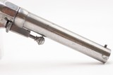 SCARCE Antique CIVIL WAR French L. PERRIN M1859 12mm Double Action Revolver Rare, 1 of an estimated 550 Delivered to the Union - 3 of 17