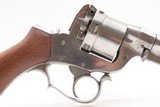 SCARCE Antique CIVIL WAR French L. PERRIN M1859 12mm Double Action Revolver Rare, 1 of an estimated 550 Delivered to the Union - 4 of 17