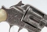 Sharp ENGRAVED & LETTERED COLT M1878 FRONTIER .45 DA Revolver PEARL GRIPS
NEW MEXICO TERRITORY Shipped C&R SHERIFF’S MODEL - 19 of 24