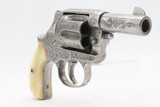 Sharp ENGRAVED & LETTERED COLT M1878 FRONTIER .45 DA Revolver PEARL GRIPS
NEW MEXICO TERRITORY Shipped C&R SHERIFF’S MODEL - 23 of 24