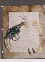 Sharp ENGRAVED & LETTERED COLT M1878 FRONTIER .45 DA Revolver PEARL GRIPS
NEW MEXICO TERRITORY Shipped C&R SHERIFF’S MODEL - 13 of 24