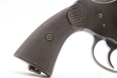 LETTERED 1903 mfr. COLT “NEW SERVICE” .44 Russian DA SIX-SHOT Revolver C&RDESIRABLE SCARCE CALIBER Large Frame Revolver - Image 20 of 21