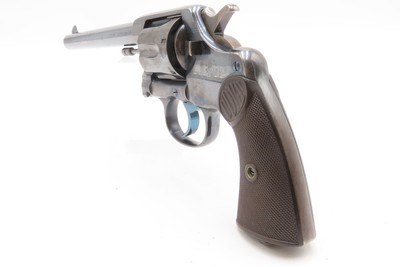 LETTERED 1903 mfr. COLT “NEW SERVICE” .44 Russian DA SIX-SHOT Revolver C&RDESIRABLE SCARCE CALIBER Large Frame Revolver - Image 7 of 21