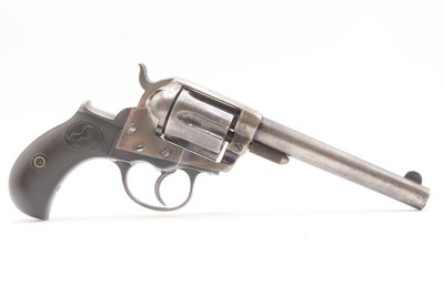 LETTERED Antique Colt SHERIFF’S MODEL M1877 “LIGHTNING” Revolver WILD WESTSAN FRANCISCO Shipped with DESIREABLE 5 INCH BARREL