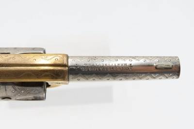 1876 FACTORY ENGRAVED Antique COLT “NEW LINE” .22 RF Revolver w/PEARL GRIPS - Image 12 of 16