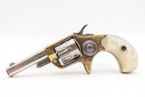 1876 FACTORY ENGRAVED Antique COLT “NEW LINE” .22 RF Revolver w/PEARL GRIPS - 4 of 16