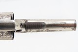 ENGRAVED Antique COLT “NEW LINE” .30 RF Pocket Revolver PEARL GRIPSWILD WEST/FRONTIER Hideout ETCHED PANEL Revolver - 7 of 15