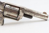 ENGRAVED Antique COLT “NEW LINE” .30 RF Pocket Revolver PEARL GRIPSWILD WEST/FRONTIER Hideout ETCHED PANEL Revolver - 13 of 15