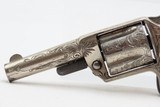 ENGRAVED Antique COLT “NEW LINE” .30 RF Pocket Revolver PEARL GRIPSWILD WEST/FRONTIER Hideout ETCHED PANEL Revolver - 14 of 15