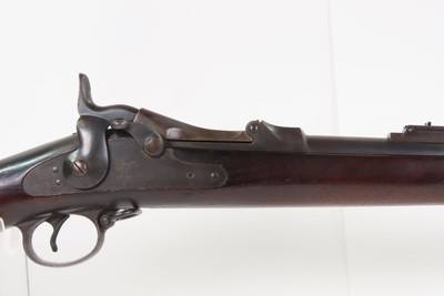 INDIAN WARS Antique U.S. SPRINGFIELD M1888 TRAPDOOR Rifle w/RAMROD BAYONET“SWP/1891” Samuel W. Porter Inspected Trapdoor - Image 5 of 25