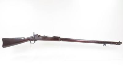 INDIAN WARS Antique U.S. SPRINGFIELD M1888 TRAPDOOR Rifle w/RAMROD BAYONET“SWP/1891” Samuel W. Porter Inspected Trapdoor - Image 2 of 25