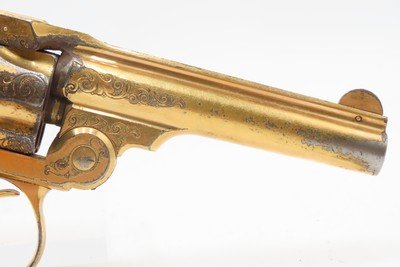 GOLD PLATED & Engraved SMITH & WESSON .32 Safety Hammerless DA Revolver C&R PEARL GRIPS “New Departure” 6-Shot LEMMON SQUEEZER - Image 17 of 18