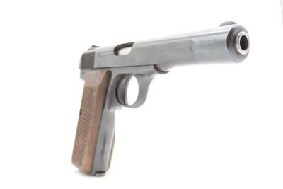 Belgian GERMAN OCCUPATION Fabrique National M1922 THIRD REICH C&R w/HOLSTER SEMI-AUTO w/“EAGLE/140” & “EAGLE/SWASTIKA” Proofed - Image 17 of 18
