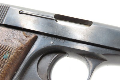 Belgian GERMAN OCCUPATION Fabrique National M1922 THIRD REICH C&R w/HOLSTER SEMI-AUTO w/“EAGLE/140” & “EAGLE/SWASTIKA” Proofed - Image 7 of 18