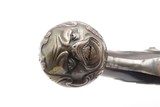 Mid-1700s SILVER MOUNTED Antique I. SMITH British FLINTLOCK Coat Pistol1750s-60s Handgun with SILVER GROTESQUE MASK - 8 of 17