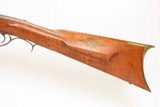 Antique J. WILT & Co Full-Stock .45 Percussion American Frontier LONG RIFLE Kentucky Style HUNTING/HOMESTEAD Long Rifle - 22 of 25