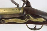 WAR of 1812 Era Antique BRASS BARRELED London Proofed FLINTLOCK BLUNDERBUSS 200+ Year Old WAR of 1812 Close Range Weapon! - 15 of 17