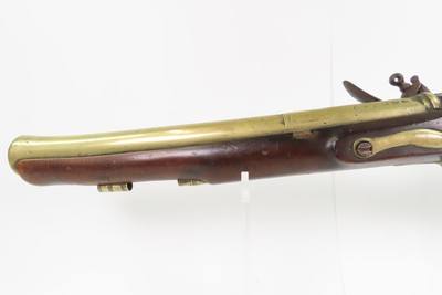WAR of 1812 Era Antique BRASS BARRELED London Proofed FLINTLOCK BLUNDERBUSS 200+ Year Old WAR of 1812 Close Range Weapon! - Image 13 of 17