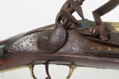 WAR of 1812 Era Antique BRASS BARRELED London Proofed FLINTLOCK BLUNDERBUSS 200+ Year Old WAR of 1812 Close Range Weapon! - Image 5 of 17