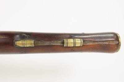 WAR of 1812 Era Antique BRASS BARRELED London Proofed FLINTLOCK BLUNDERBUSS 200+ Year Old WAR of 1812 Close Range Weapon! - Image 6 of 17
