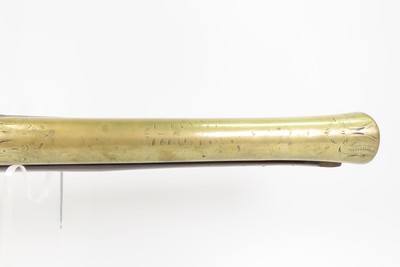 WAR of 1812 Era Antique BRASS BARRELED London Proofed FLINTLOCK BLUNDERBUSS 200+ Year Old WAR of 1812 Close Range Weapon! - Image 9 of 17