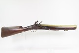 WAR of 1812 Era Antique BRASS BARRELED London Proofed FLINTLOCK BLUNDERBUSS 200+ Year Old WAR of 1812 Close Range Weapon!