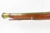 REVOLUTIONARY WAR Era Antique RICHARD WILSON London FLINTLOCK BLUNDERBUSSBRASS BARRELED “MINORIES-LONDON” Marked Longarm - 15 of 20