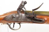 REVOLUTIONARY WAR Era Antique RICHARD WILSON London FLINTLOCK BLUNDERBUSSBRASS BARRELED “MINORIES-LONDON” Marked Longarm - 6 of 20