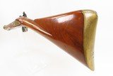 REVOLUTIONARY WAR Era Antique RICHARD WILSON London FLINTLOCK BLUNDERBUSSBRASS BARRELED “MINORIES-LONDON” Marked Longarm - 20 of 20