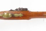 REVOLUTIONARY WAR Era Antique RICHARD WILSON London FLINTLOCK BLUNDERBUSSBRASS BARRELED “MINORIES-LONDON” Marked Longarm - 8 of 20