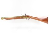 REVOLUTIONARY WAR Era Antique RICHARD WILSON London FLINTLOCK BLUNDERBUSSBRASS BARRELED “MINORIES-LONDON” Marked Longarm - 14 of 20
