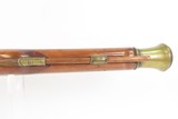 REVOLUTIONARY WAR Era Antique RICHARD WILSON London FLINTLOCK BLUNDERBUSSBRASS BARRELED “MINORIES-LONDON” Marked Longarm - 7 of 20