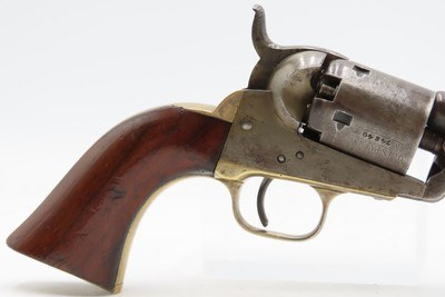 Nice CASED Pre-CIVIL WAR Antique COLT M1849 .31 Percussion POCKET Revolver1853 Mfg. WILD WEST Six-Shooter w/ACCESSORIES - Image 5 of 20